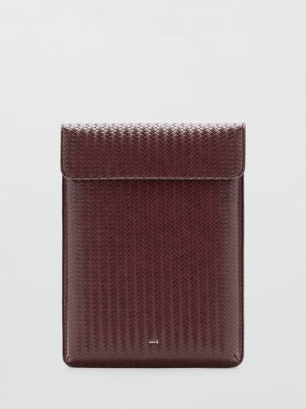 Mango Flap Sleeve Braided Laptop Case, Bordeaux, Bordeaux