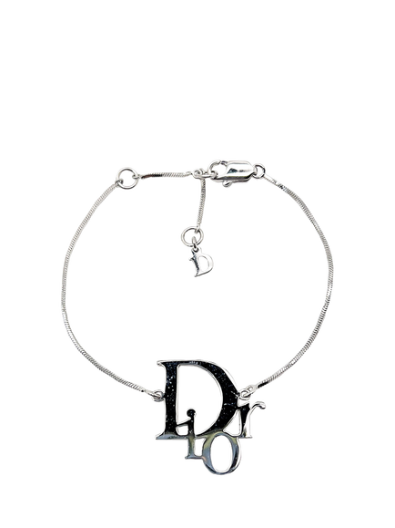 Pre-loved Vintage Dior Trotter Bracelet, Circa 2000s, Silver, Silver