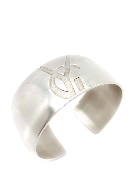Pre-loved Vintage Yves Saint Laurent Sterling Bangle, Silver, Silver