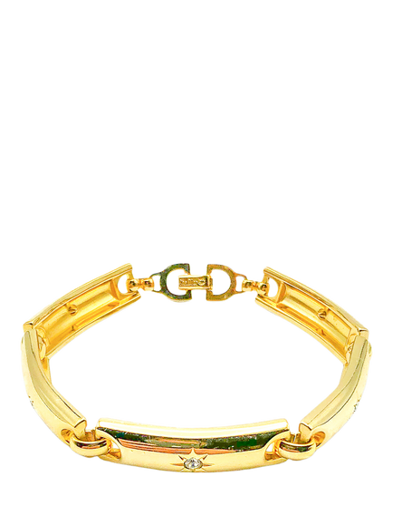 Pre-loved Vintage Dior Star Bracelet, Gold, Gold