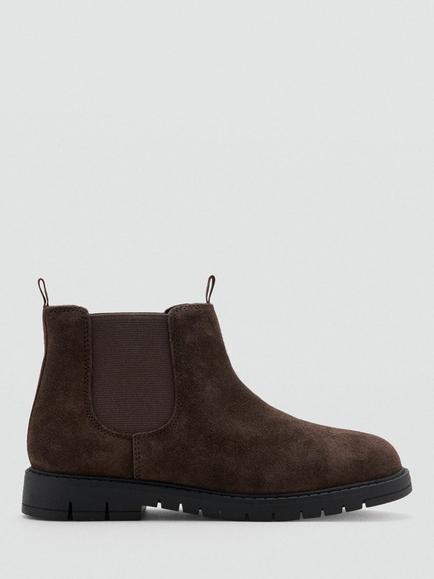 Mango Kids' Chelsea Ankle Boots, Chocolate, Chocolate