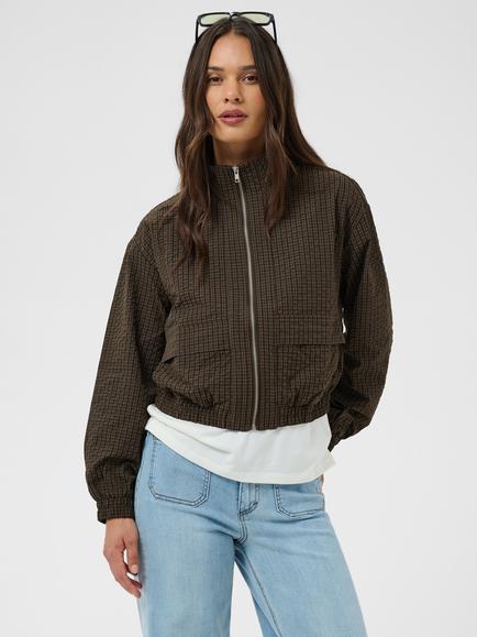 KAFFE Kamirana Bomber Jacket, Coffee Bean, Coffee Bean