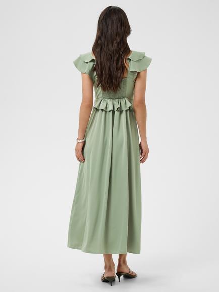KAFFE Sadie Frill Dress, Sea Spray - view 2, Sea Spray