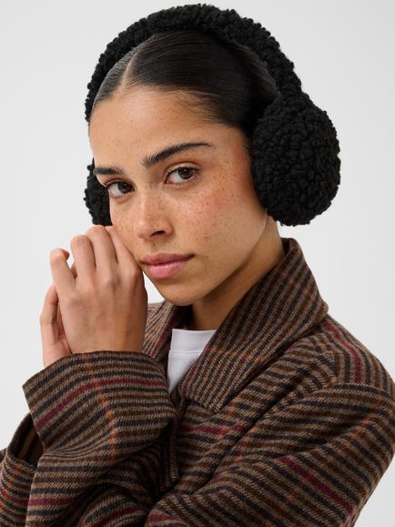 KAFFE Opal Earmuffs, Deep Black - view 2, Deep Black