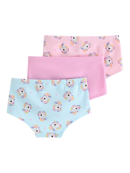 Lindex Kids' Hipster Briefs, Pack of 3, Light Pink - view 2, Light Pink