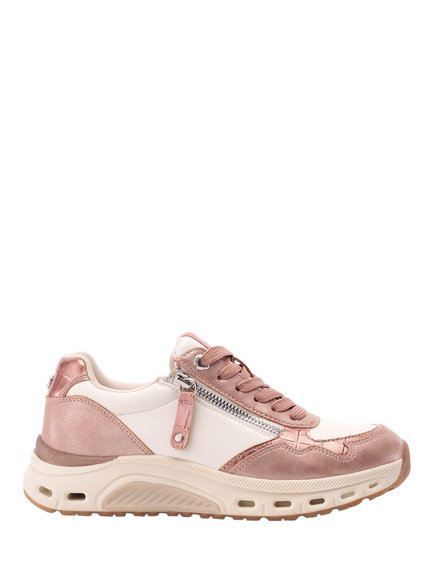 Moda in Pelle Cloudie Porvair Trainers, Pink/White, Pink/White