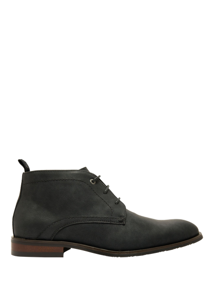 V.GAN Cranberry Chukka Lace-Up Boots, Black, Black