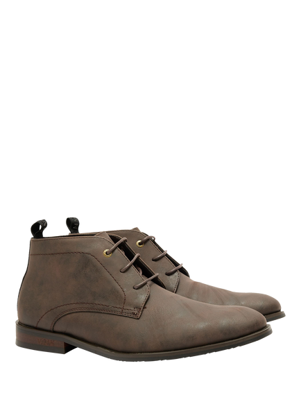 V.GAN Cranberry Chukka Lace-Up Boots, Brown - view 2, Brown