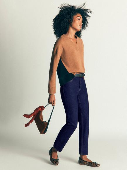 Boden High Rise Slim Jeans, Indigo, Indigo