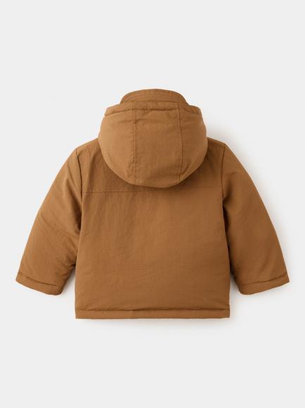 Mango Hooded Parka Jacket, Rust - view 2, Rust