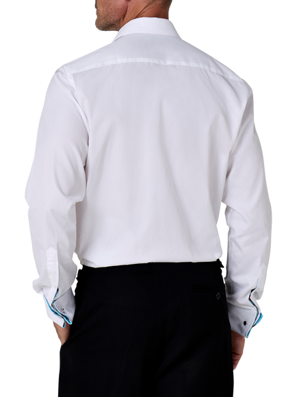 KOY Cotton Regular Fit Dress Shirt, White - view 2, White