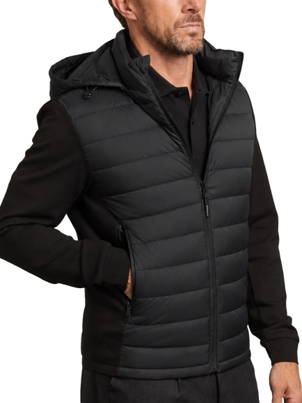 Guards London Bale Padded Hybrid Jacket, Black, Black