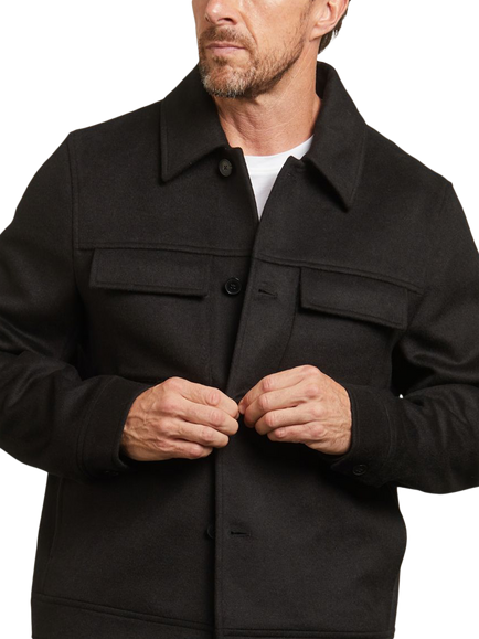 Guards London James Wool Blend Jacket, Black - view 2, Black