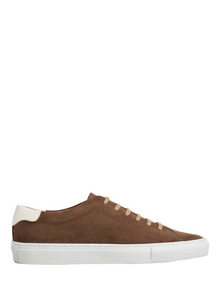 Hackett London Idol Suede Trainers, Tetley Beige