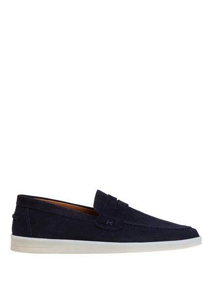Hackett London Martins Saddle Shoes, Navy