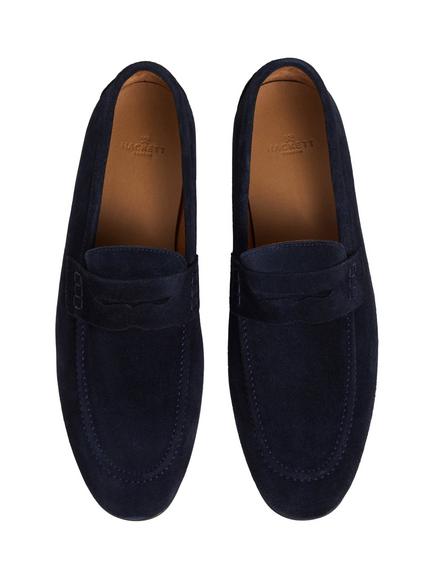 Hackett London Martins Saddle Shoes - view 2, Navy