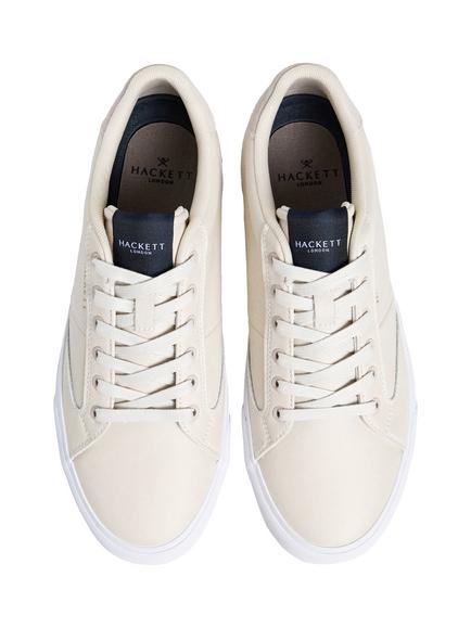 Hackett London Blake Adventure Leather Shoes, Old Navy - view 2, Light Grey