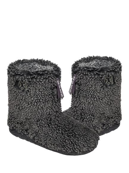 Bedroom Athletics Gosling Sherpa Slipper Boot - view 2, Washed Black