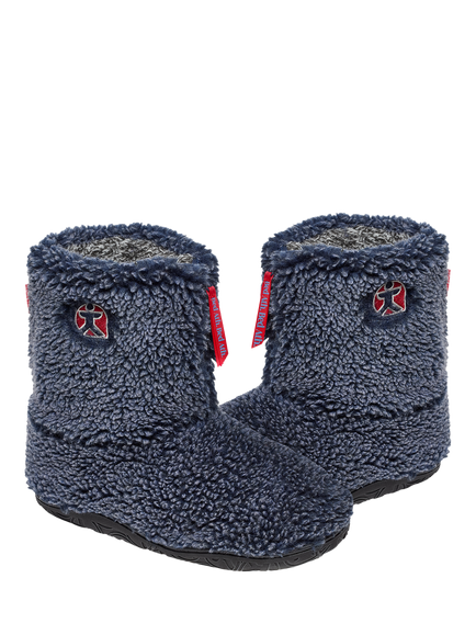 Bedroom Athletics Gosling Sherpa Slipper Boot - view 2, Washed Navy