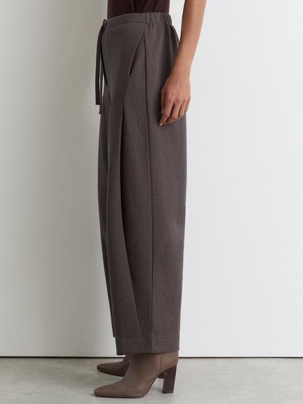 Reiss Petite Leoni Trousers, Grape Burgundy - view 2, Grape Burgundy