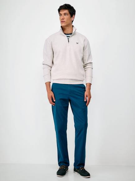 Crew Clothing Straight Fit Chinos, Teal, Teal