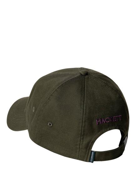 Hackett London Cotton Branded H Cap - view 2, Rugby Green