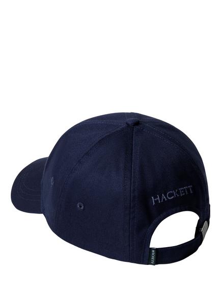 Hackett London Cotton Branded H Cap - view 2, Navy