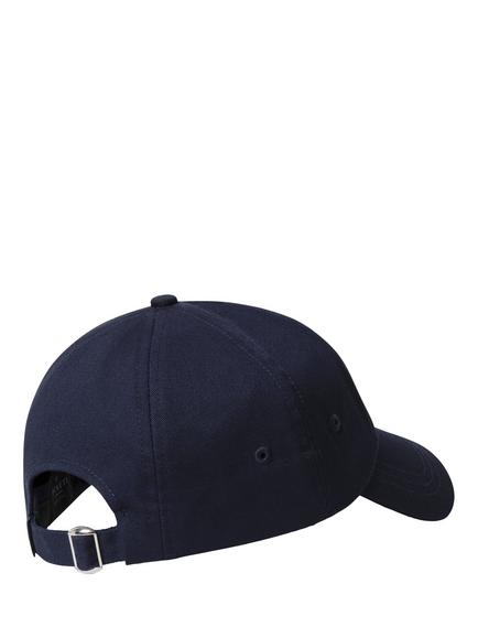 Hackett London Heritage Cotton Branded Graphic Cap, Navy - view 2, Navy