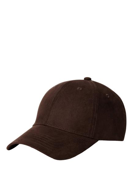 Hackett London Suede Baseball Cap, Brown