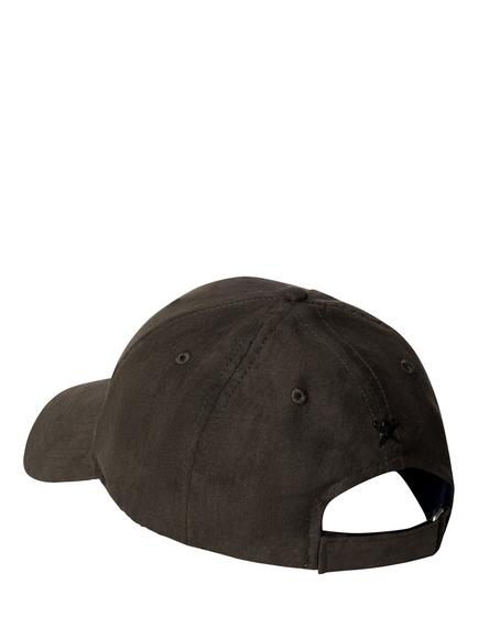 Hackett London Suede Baseball Cap - view 2, Hunter Green