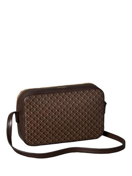 Calvin Klein Emblem Motif Cross Body Bag, Multi - view 2, Multi