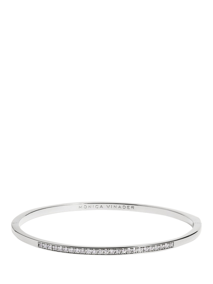 Monica Vinader Essential Lab Diamond Bracelet, Silver