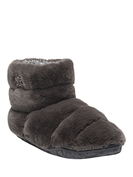 Bedroom Athletics Norton Classic Faux Fur Slipper Boots - view 2, Charcoal