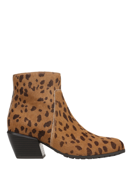 Vionic Bianca Animal Print Ankle Boots, Tan, Tan