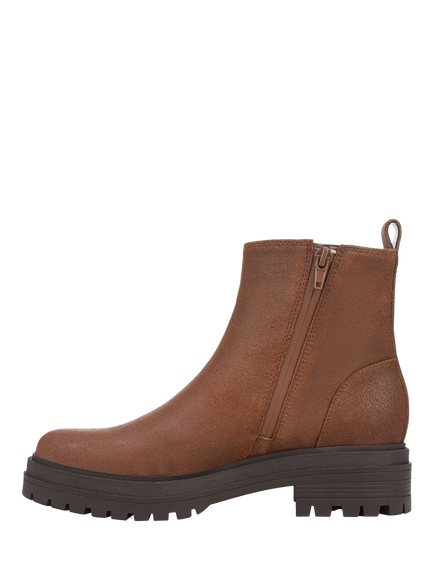 Vionic Georgina Leather Chelsea Boots, Hazelnut - view 2, Hazelnut