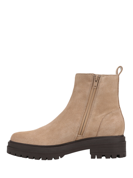 Vionic Georgina Suede Chelsea Boots, Desert Sand - view 2, Desert Sand