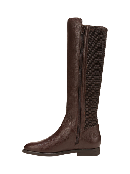 Vionic Reagan Wide Fit Tall Knee High Boots, Chocolate Gnanch - view 2, Chocolate Gnanch