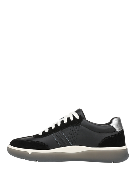 Vionic City Walk Leather Trainers - view 2, Black