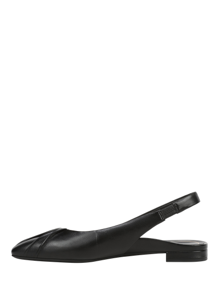 Vionic Gabriela Leather Slingback Dress Shoes - view 2, Black