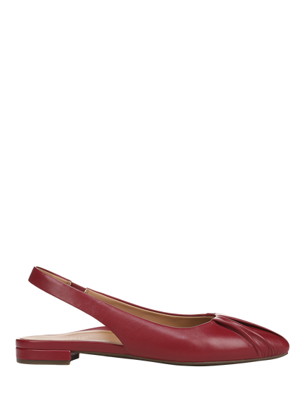 Vionic Gabriela Leather Slingback Dress Shoes, Tibetan Red