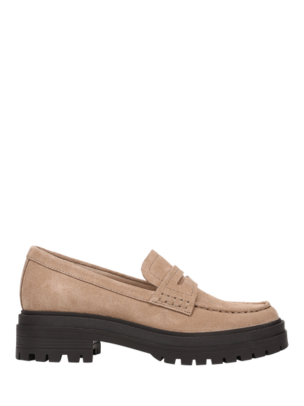 Vionic Georgia Suede Loafers, Desert Sand, Desert Sand