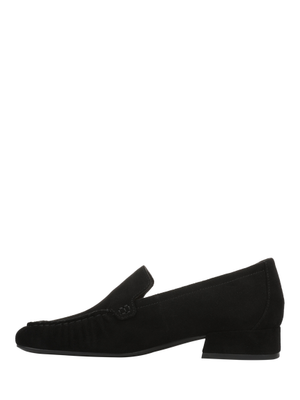 Vionic Pilar Suede Low Heel Loafers, Black - view 2, Black