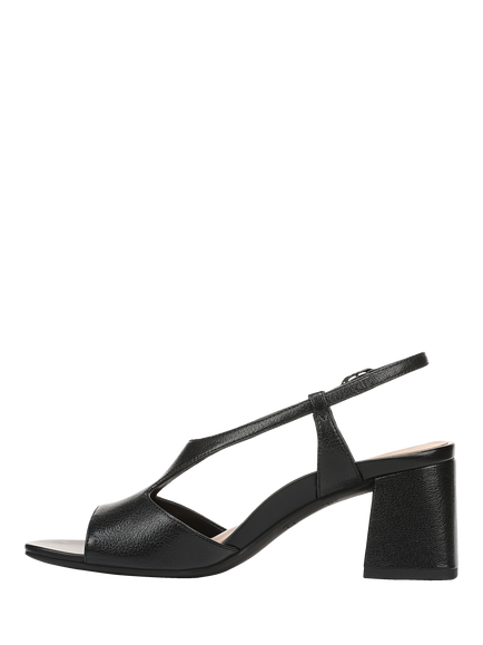 Vionic Raquel Open Toe Block Heel Slingback Sandals, Black - view 2, Black