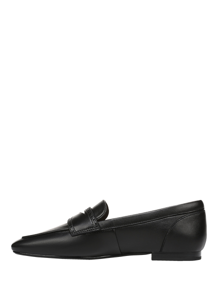 Vionic Sadie Leather Loafers, Black - view 2, Black