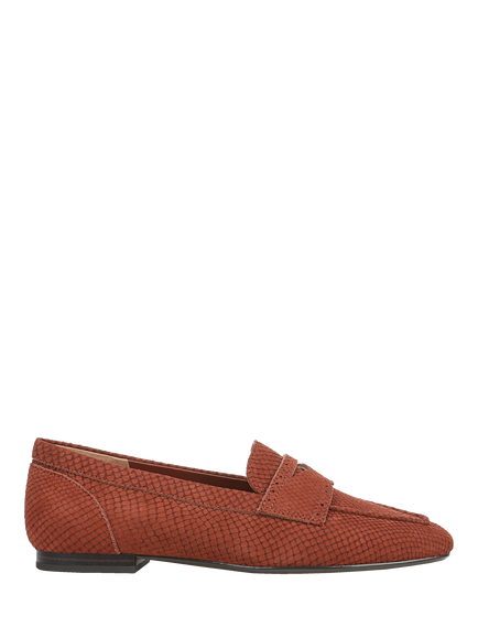 Vionic Sadie Nubuck Loafers, Baked Clay