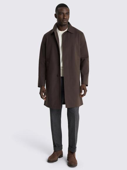 Moss Waterproof Raincoat, Brown - view 2, Brown