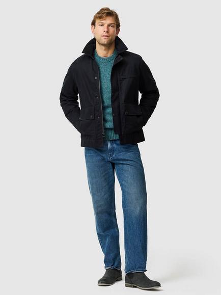 Rodd & Gunn Cox Road Extrafine Merino Wool Blend Knit Jumper, Dark Teal - view 2, Dark Teal