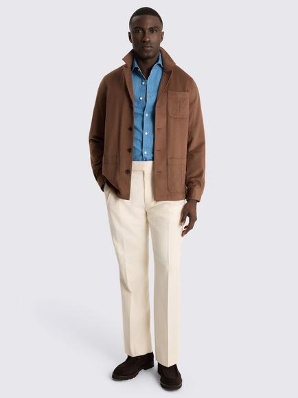 Moss Safari Shacket - view 2, Chestnut Brown