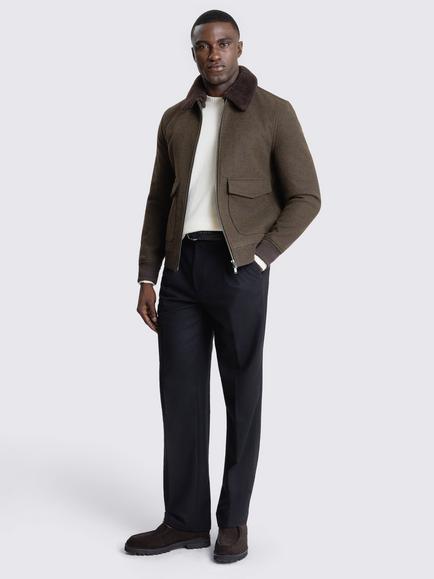 Moss Borg Bomber Jacket, Khaki - view 2, Khaki