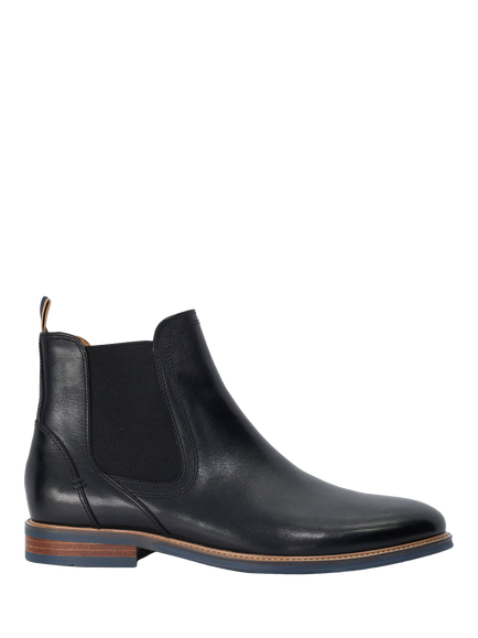 Dune London Mckinley Leather Chelsea Boots, Black, Black